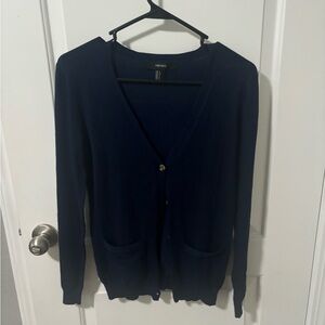 Forever 21 Cardigans dark blue and olive